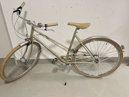 Damenvelo Caferacer 28 Zoll champagner