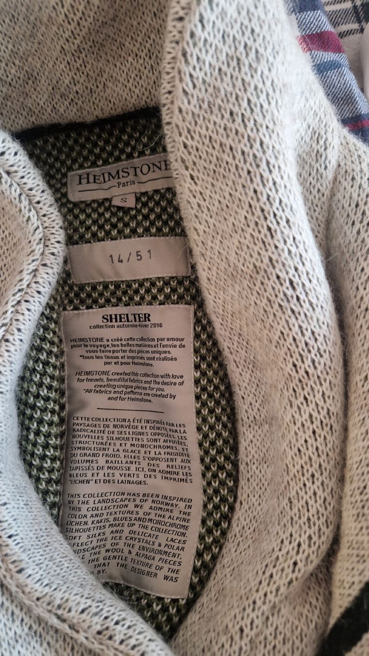 Gilet & Giacche senza maniche: Cardigan Heimstone taille S – Usato da Pully venduto da Patriciaeve 3