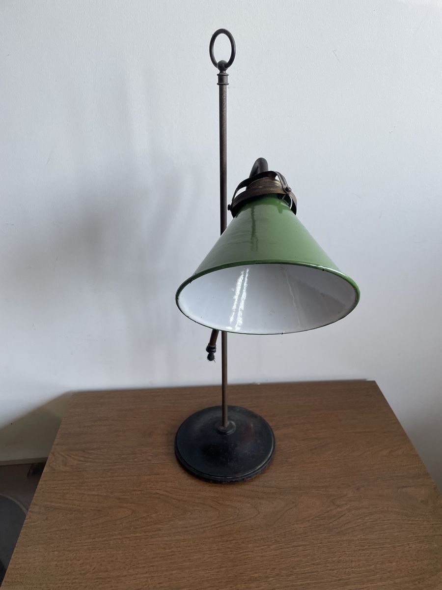 Lampade: Lampe Ancienne Industrie Horlogère – Usato da Vallamand venduto da Bricbracbroc82 2