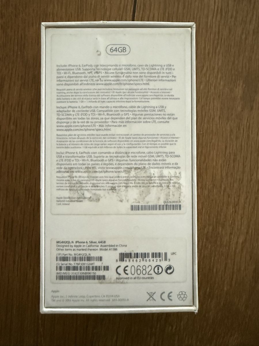 Apple Handys / Smartphones: Apple iPhone 6 und 6s Silber 64GB   – Gebraucht aus St. Gallen von nwh_mh9q 3