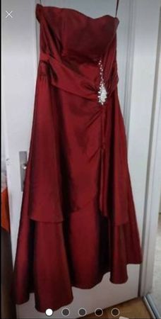 Festkleid, Ballkleid Partykleid Hochzeit Gr.42 bordeaux