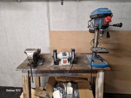 Etablis + Tour + Perceuse colonne + Etau
