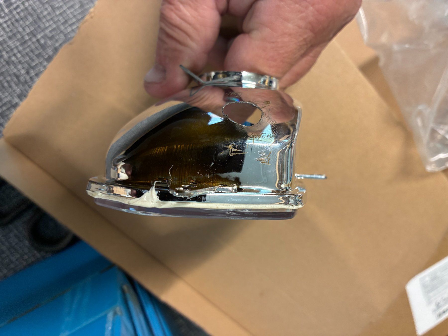 Piaggio Mofas: Töffli piaggio ciao Scheinwerferglas original – Neu und originalverpackt aus Thayngen von stammsani 2