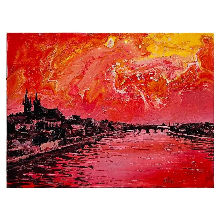 Dipinti: Red Basel 25x30cm – Nuovo (secondo la descrizione) da Basel venduto da HND_ideen