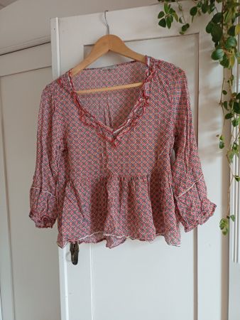 Schöne Bluse von Nile XS 100% Viskose