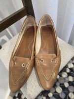 TOD'S Ballerinas Leder Damen braun Grösse 38 getragen