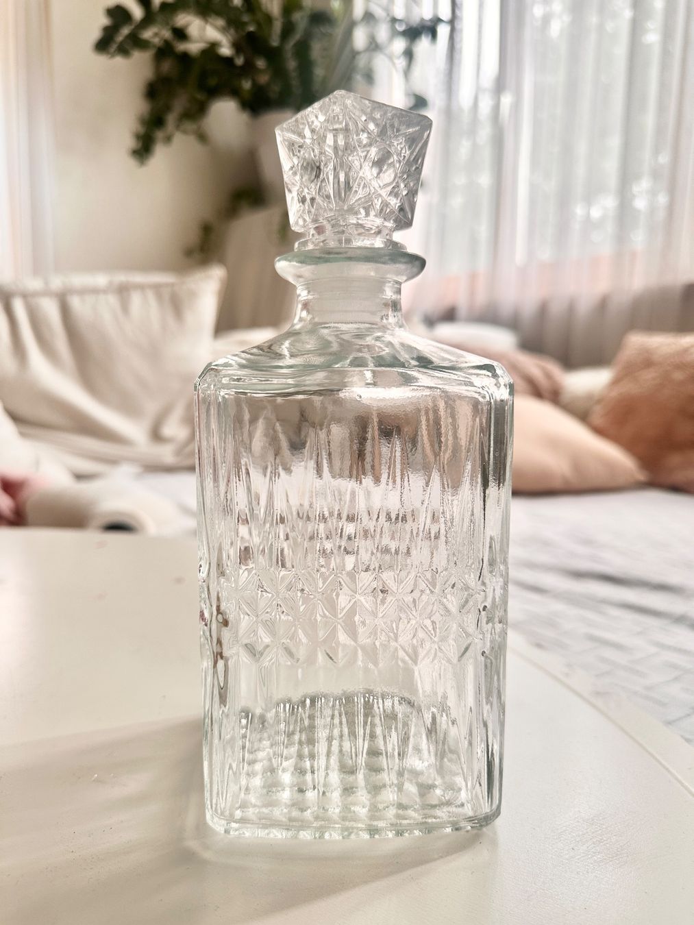 Caraffe: Vintage-Whisky-Dekanter Glas Karaffe – Usato da Vaduz venduto da valeole