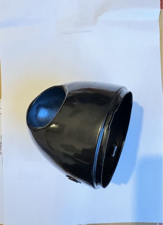 Ancien phare Obus de vélo bicyclette en aluminium avec