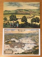 2x Postkarten Landschaften bei Tübingen & Mantua