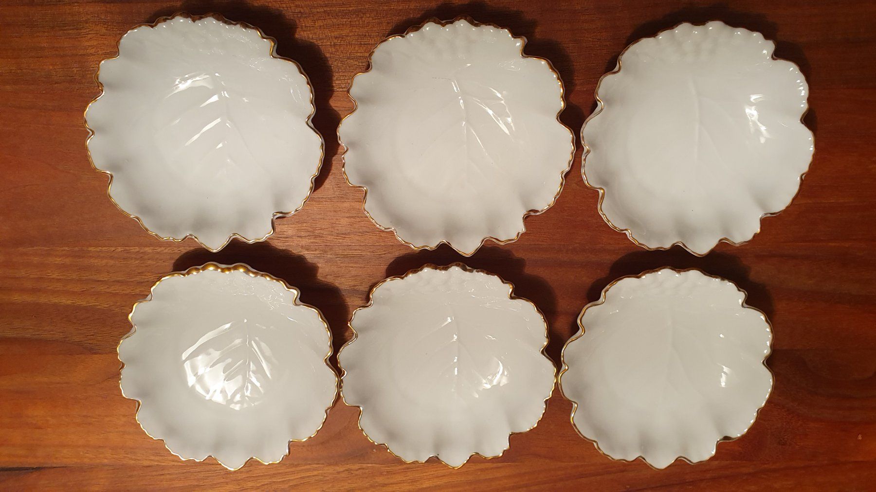 Piatti: 6 selten kleinen Teller mit goldrand ca 10.8 cm – Usato da Winterthur venduto da Ywan1