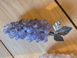 Amethyst Trauben Deko Objekt, Edelstein, Vintage Style🍇 ...