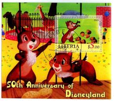 Block Walt Disney. Chip an’ Dale. Liberia