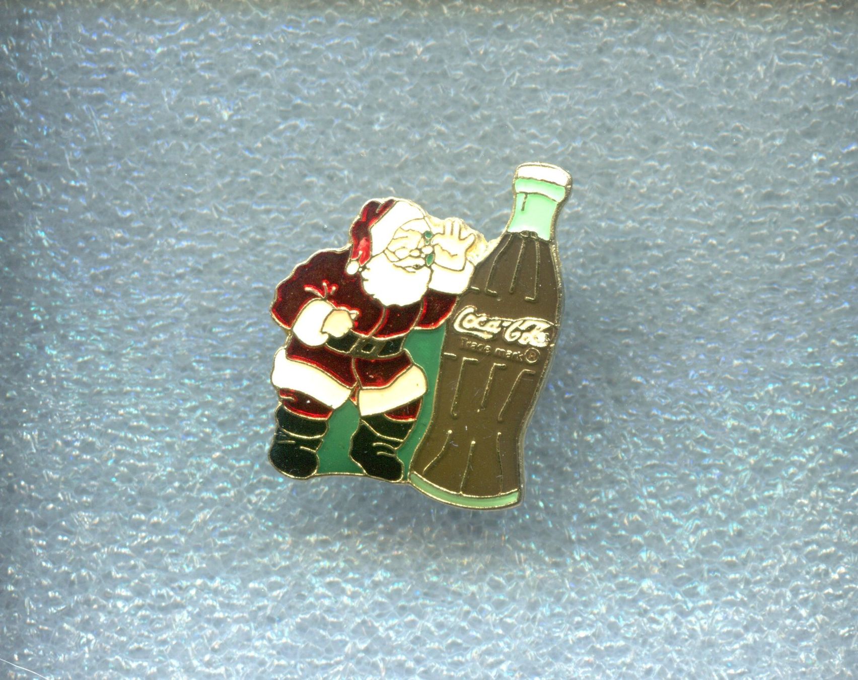 Coca-Cola Plaketten & Abzeichen: Coca Cola  WEIHNACHSMANN – Gebraucht aus Winterthur von Sammleroase