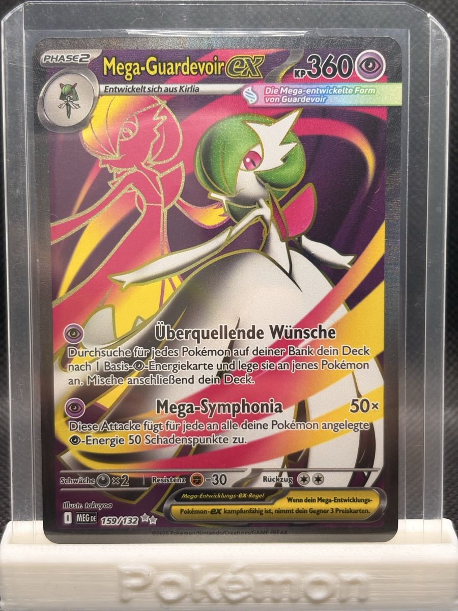 Pokémon Carte collezionabili: Mega-Guardevoir EX - MEG DE - 159/132 – Nuovo e nell'imballaggio originale da Inwil venduto da Doctor_Roll