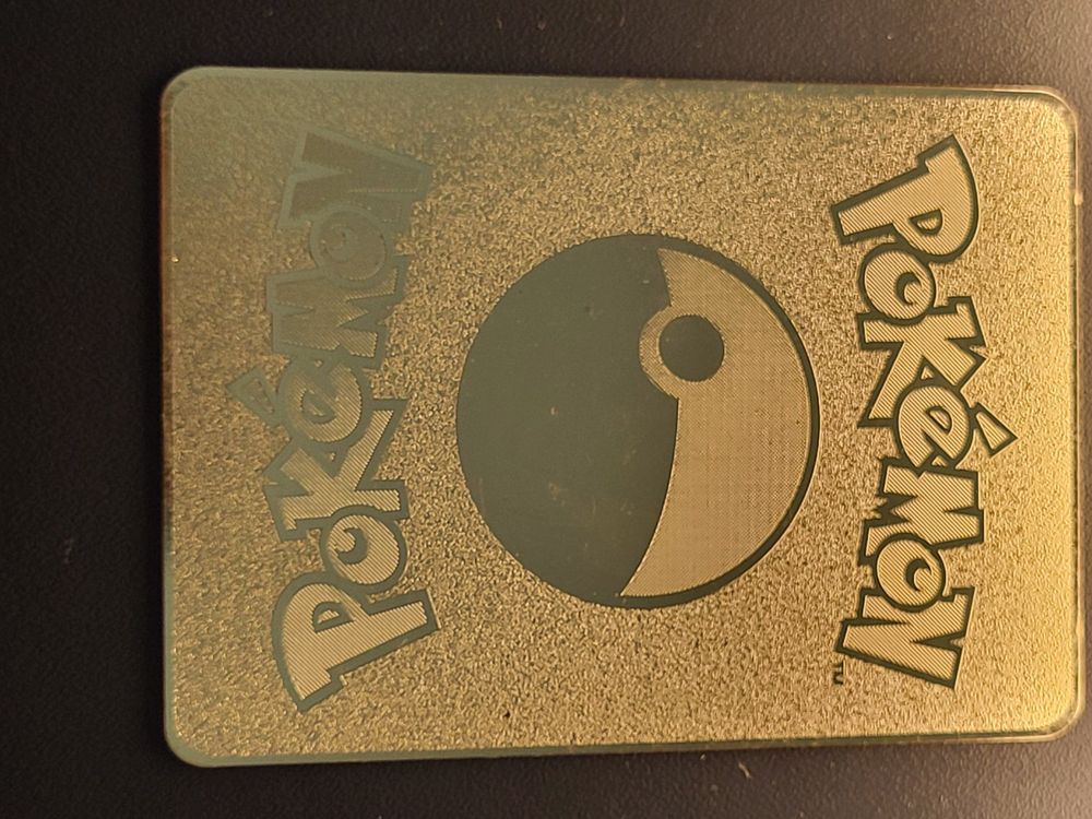 Carte Pokémon metal gold Mewtwo