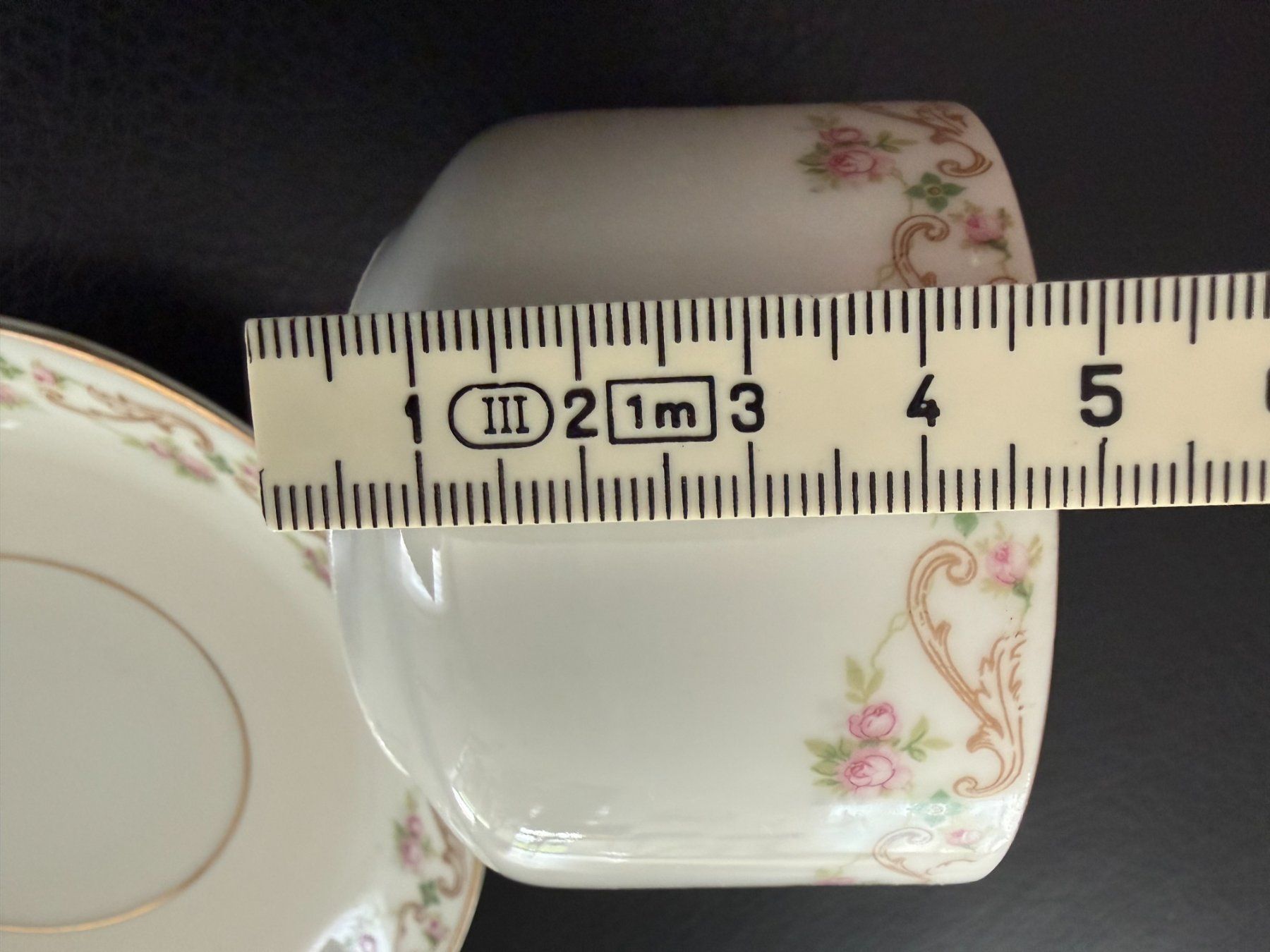 Tazze: ANTIKE  TASSE  MIT UNTERTASSE handbemalt – Usato da Subingen venduto da ArtBead 6