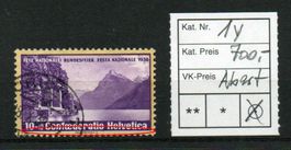 Pro Patria B1y mit Abart o