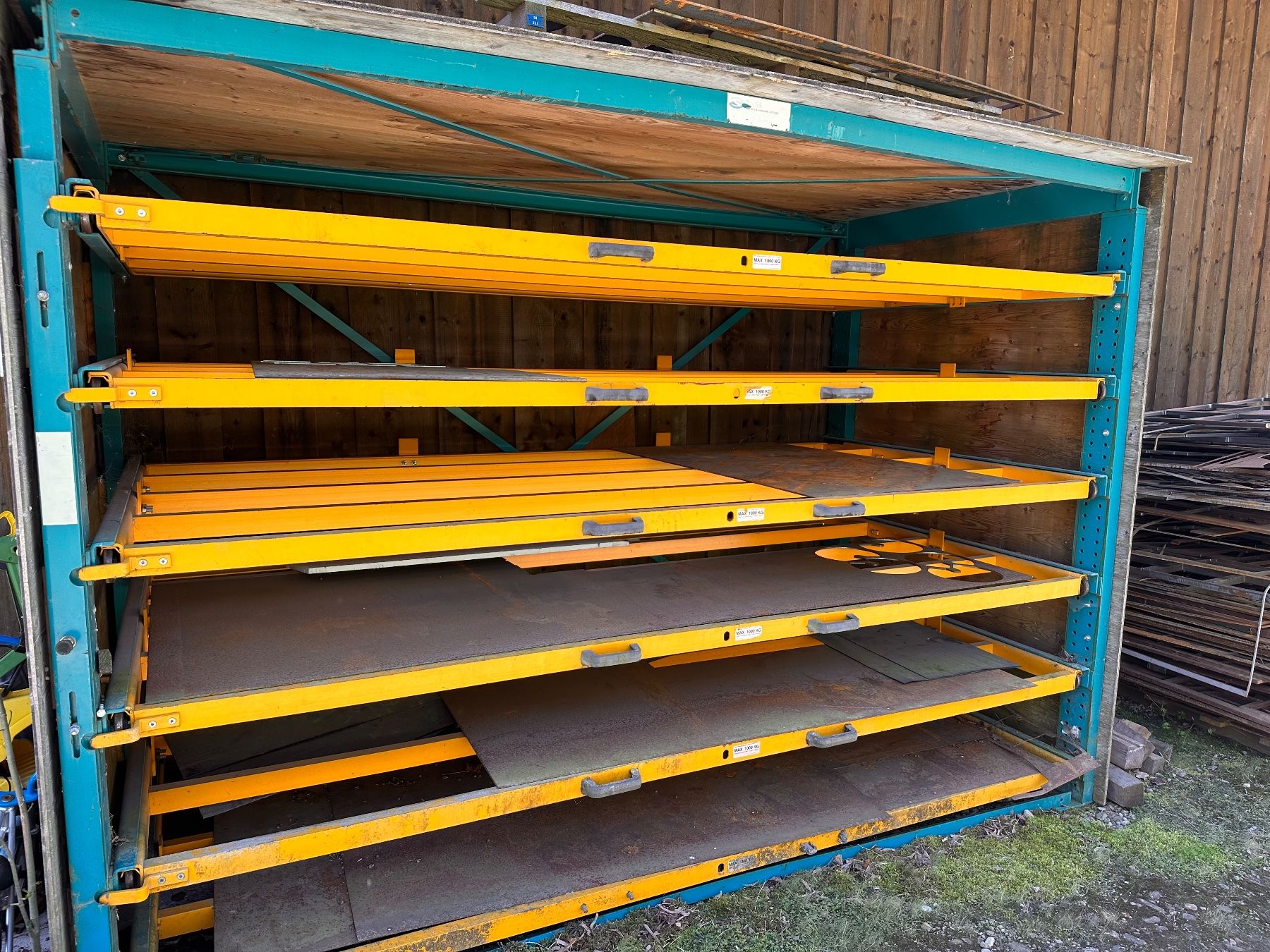 Scaffali: Blechlagerregal – Usato da Dreien venduto da boedmelicity