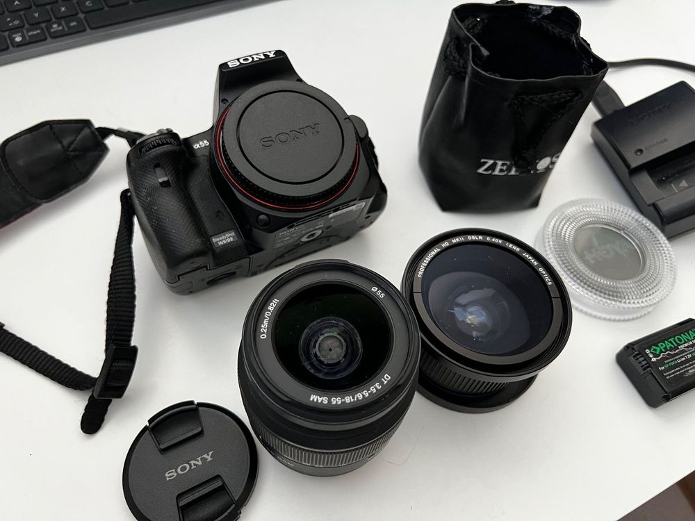 BROTECT Displayschutzfolie Für Sony Alpha 55 (SLT-A55V) – 2 Stück, Ultraklar, Kratzfest & Blasenfrei, Made In Germany
