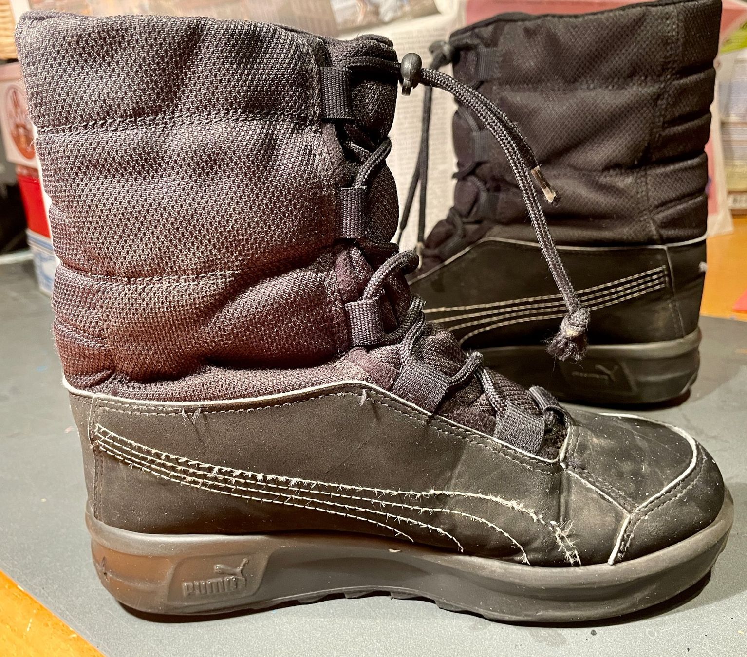 Puma Scarpe per ragazzi: Puma dicke Winterstiefel Gr. 34 – Usato da Neuendorf venduto da Knopfi 2