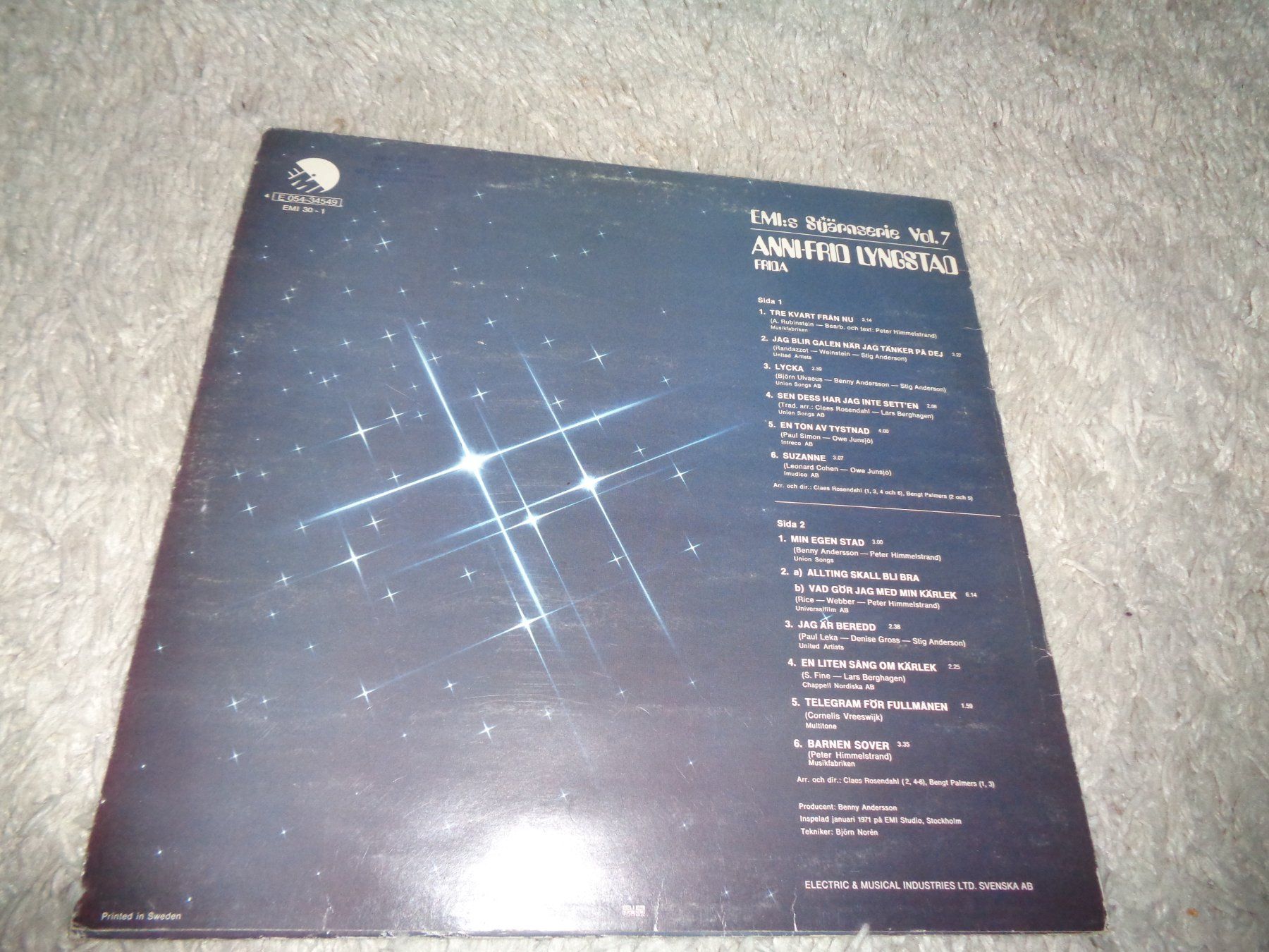 Schallplatten: *** Anni-Frid Lyngstad *** / vor ABBA – Gebraucht aus Othmarsingen von Leuchtturmlady 1