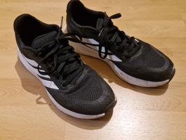 Junior Sport-, leichter Laufschuh, schwarz, Adidas, Gr. 38,5