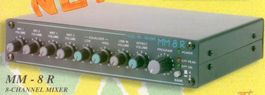 Mini Mixer MM8 Mischpult mit Superhall für Gesang, Gitarre