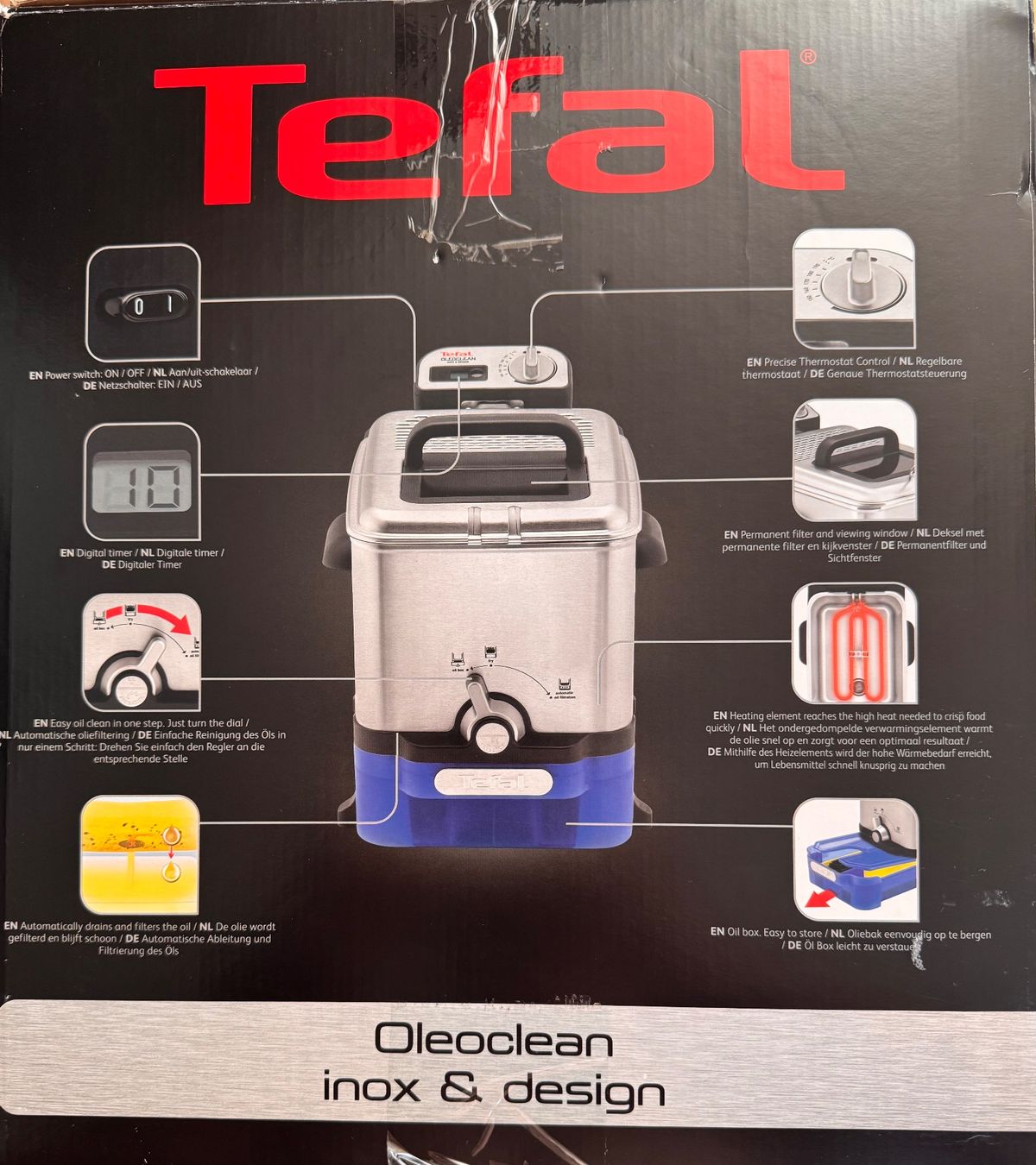 Tefal Elettrodomestici da cucina: Fritteuse - Tefal OLEOCLEAN Inox & Design – Usato da Baar venduto da Ste_7vpk 1