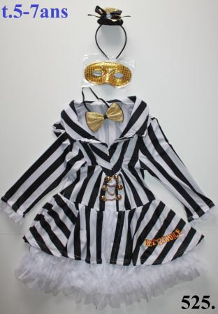Déguisement Beetlejuice / Clown t. 5 - 7 ans