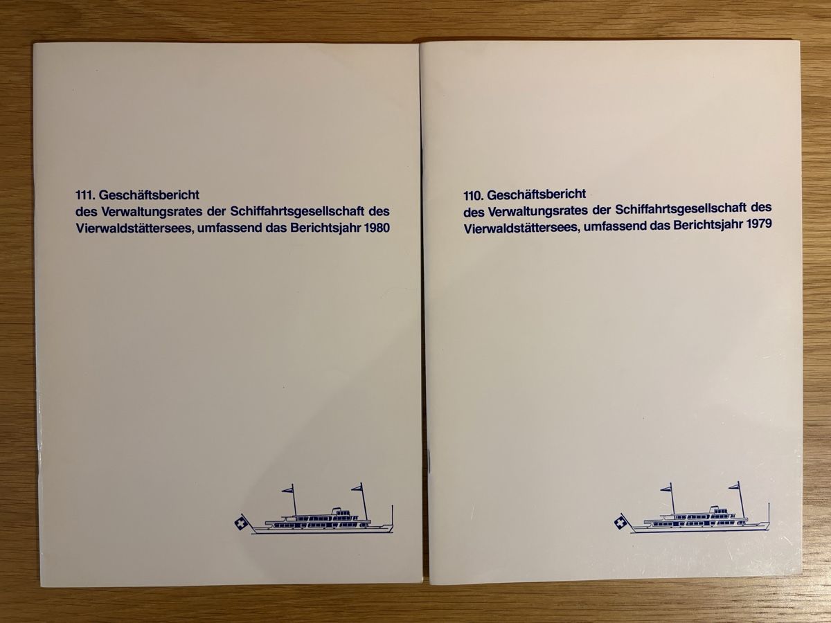 Riviste & Magazine: 13 Geschäftsberichte Vierwaldstättersee – Usato da Luzern venduto da sonvico 8