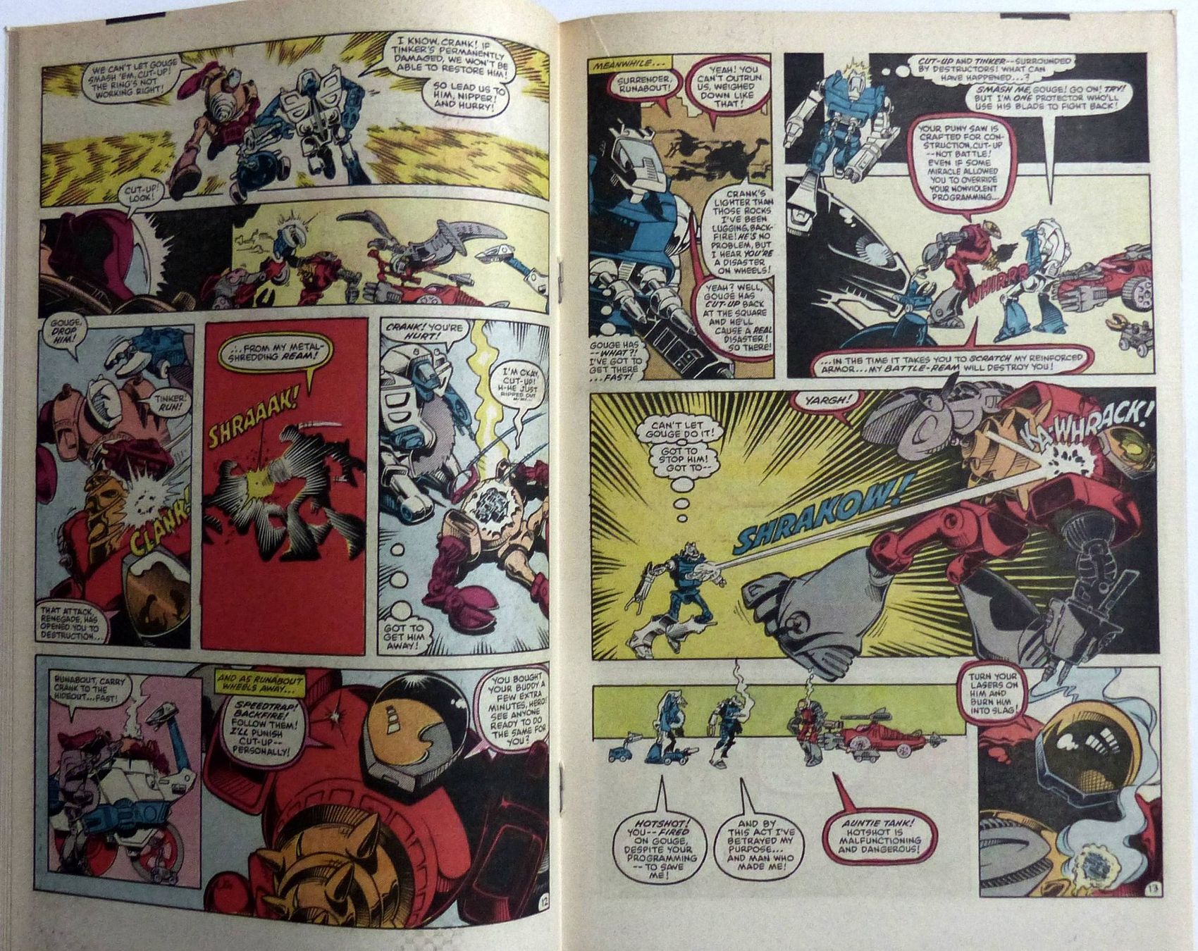 Fumetti: MARVEL STARRIORS ROBOTS PROTECTORS VS DESTRUCTORS SERIE 1984 – Usato da Lugano venduto da YouWantUS 3