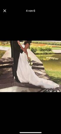 Brautkleid Grösse 36 mit Swarosvi Steinen