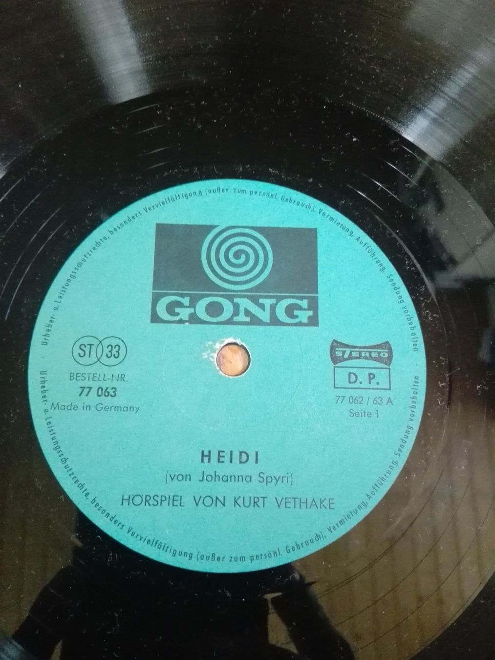 Schallplatten: Heidi   (LP - Hörspiel) – Gebraucht aus St.Galllen von elkaphone 3