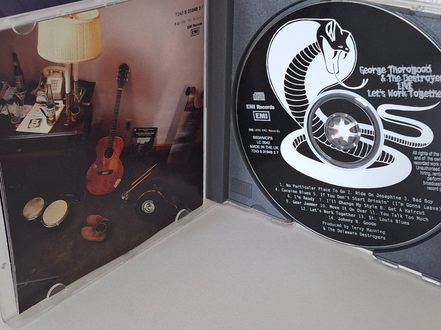 CD: CD George Thorogood  - Live: Let's Work Together – Usato da Aarberg venduto da Jackup1 2