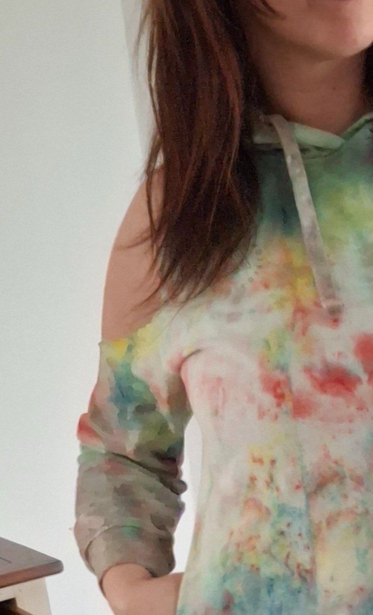 Maglioni & Felpe: Cooler Batik Hoodie mit Cut-Outs, Gr. M – Nuovo (secondo la descrizione) da Bellikon venduto da MellonCollieMitTwint 5