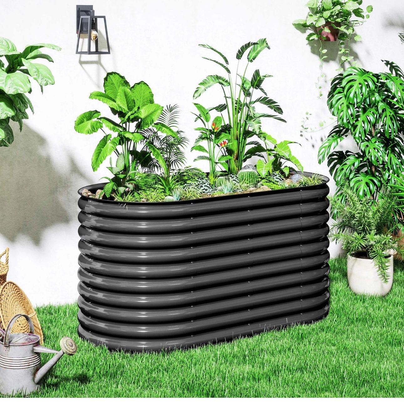 Blumentöpfe: Hochbeet aus Stahl, Pflanzbeet Frühbeet Gartenbeet – Neu und originalverpackt aus Amriswil von JaJa-Express 7