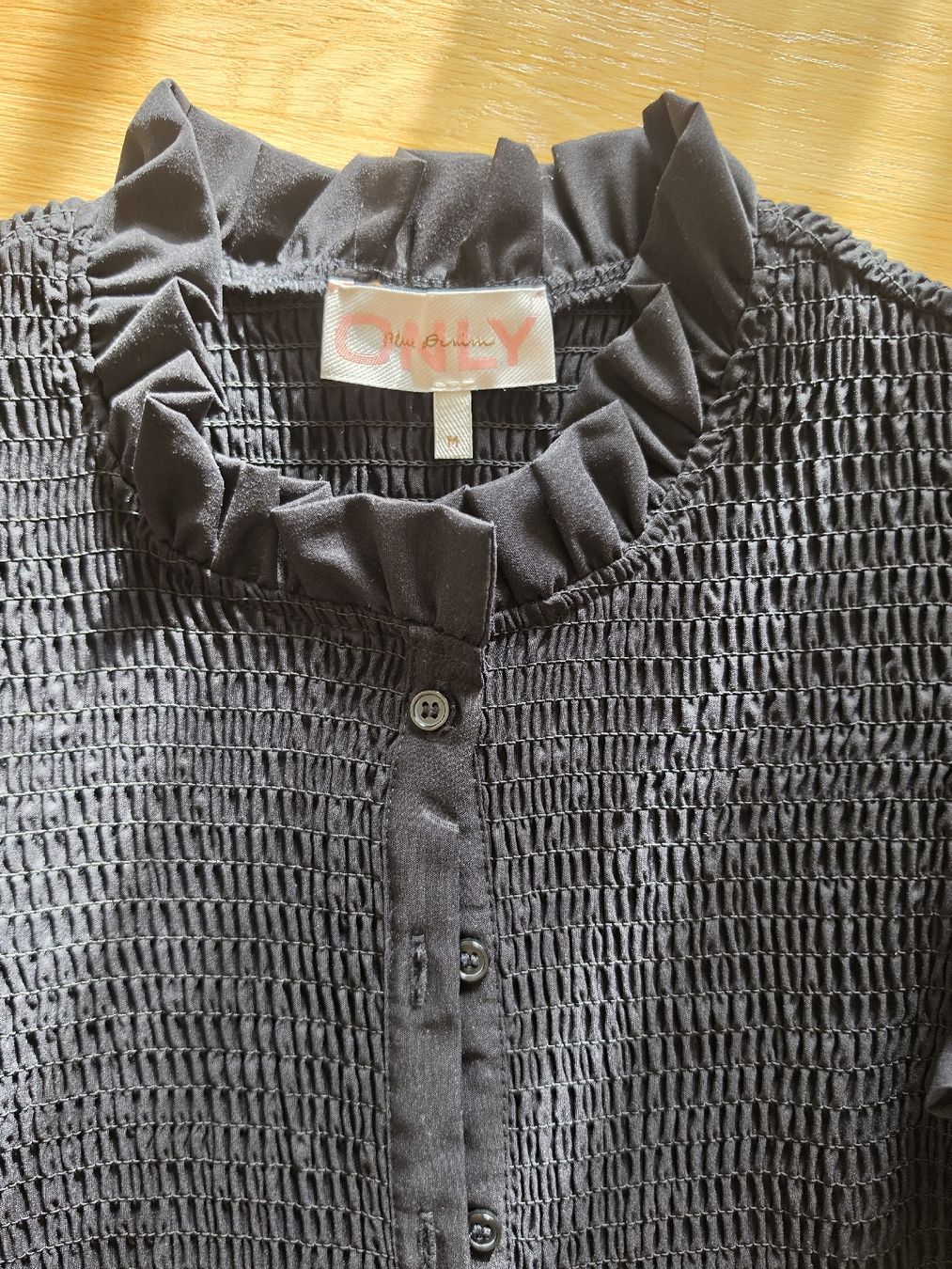 Only Vestiti: Elegantes, schwarzes Kleid mit Rüschen – Nuovo (secondo la descrizione) da Affoltern am Albis venduto da Ebruli89 1