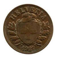 Schweiz / Suisse - 2 Rappen - 1927