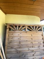 Sichtschutz Holzzaun bestehend aus 6 zaunteilen zu verkauf