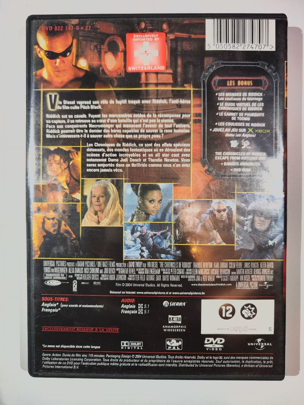 Tutti i DVDs: DVD - Les chroniques de Riddick – Usato da Commugny venduto da Teksen 1