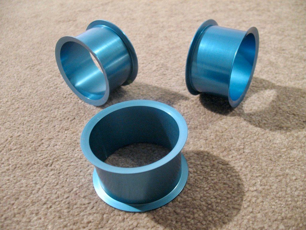 Kit bricolage: 25x Aluminium Ring Spule Metall Trommel Metallic hellblau – Nuovo (secondo la descrizione) da Wil ZH venduto da Arbolero 6