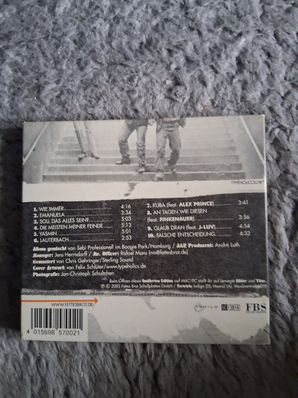 CD: FETTES BROT    AM WASSER GEBAUT      CD – Usato da Wetzikon ZH venduto da Ramones01 1
