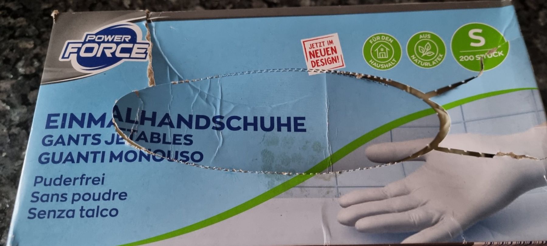 Guanti & manicotti: Power Force Einmalhandschuhe, Grösse S, 200 Stk., Neu! – Nuovo (secondo la descrizione) da egliswil venduto da Maggy6 1