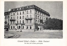 Grand hotel Euler Bale G Ak Brief wird in der Mitte geöffnet