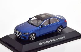 Mercedes-Benz C-Klasse W206 seit 2021 blau met.     1:43