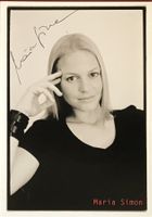 Maria Simon Autogramm signiert Foto 10x15cm