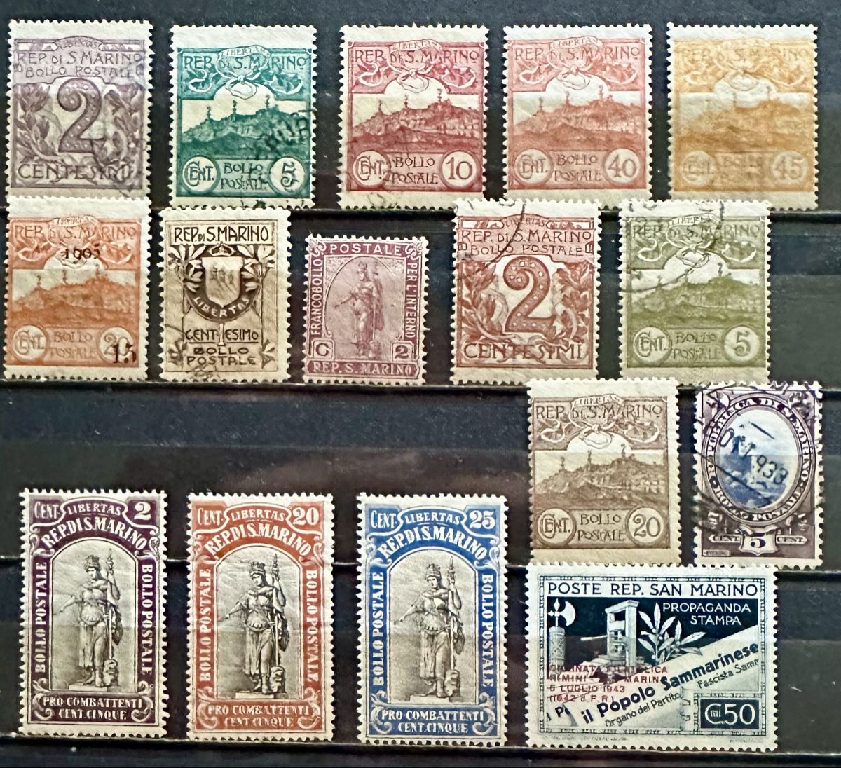 Alle Briefmarken: San Marino  – Gebraucht aus Duebendorf von Fczfanrobi