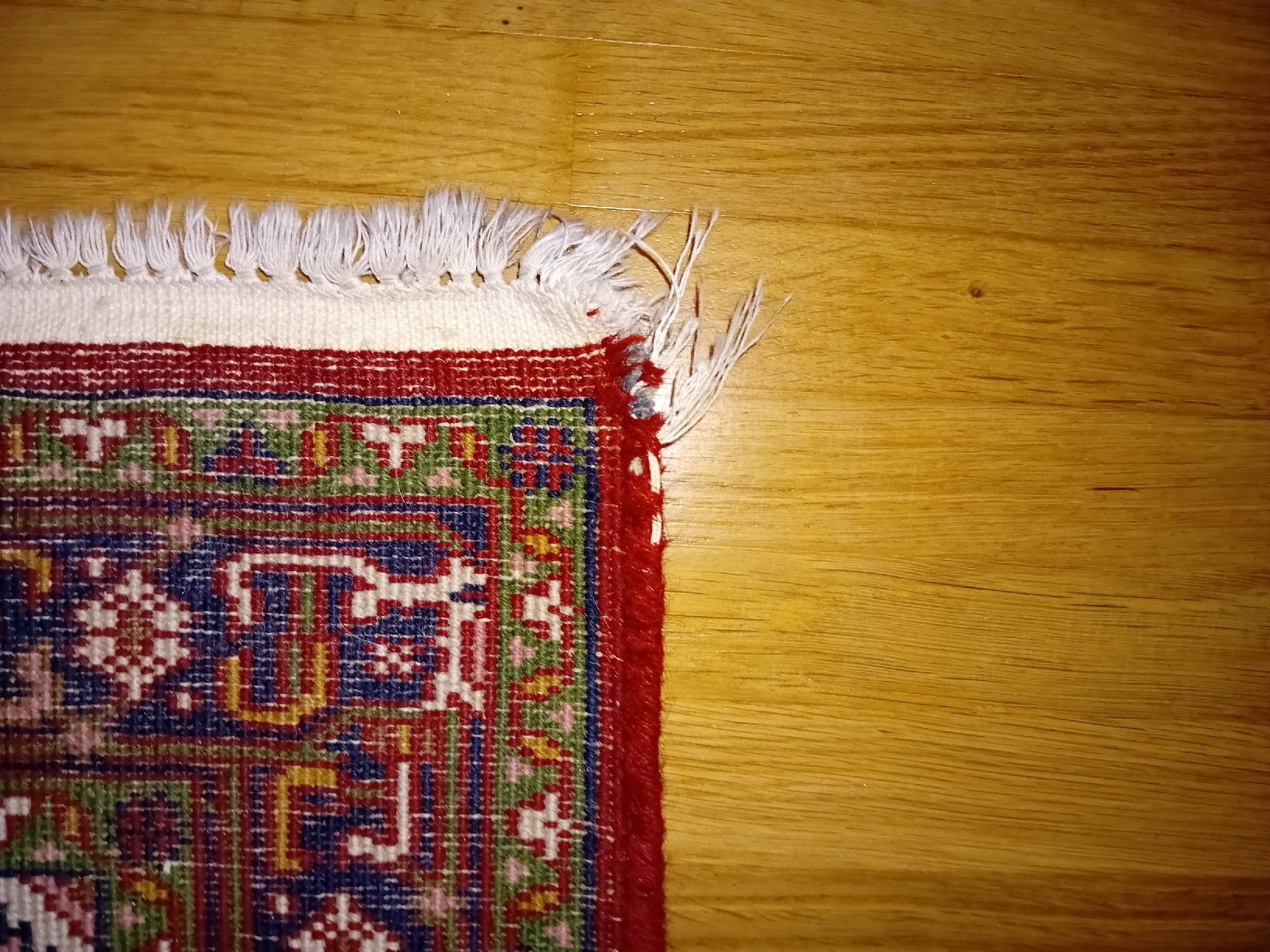 Tappeti: Echter Orientteppich, rot gemustert, Fransen, Top Zustand – Usato da Elgg venduto da Feuerpferd7777-1966 6