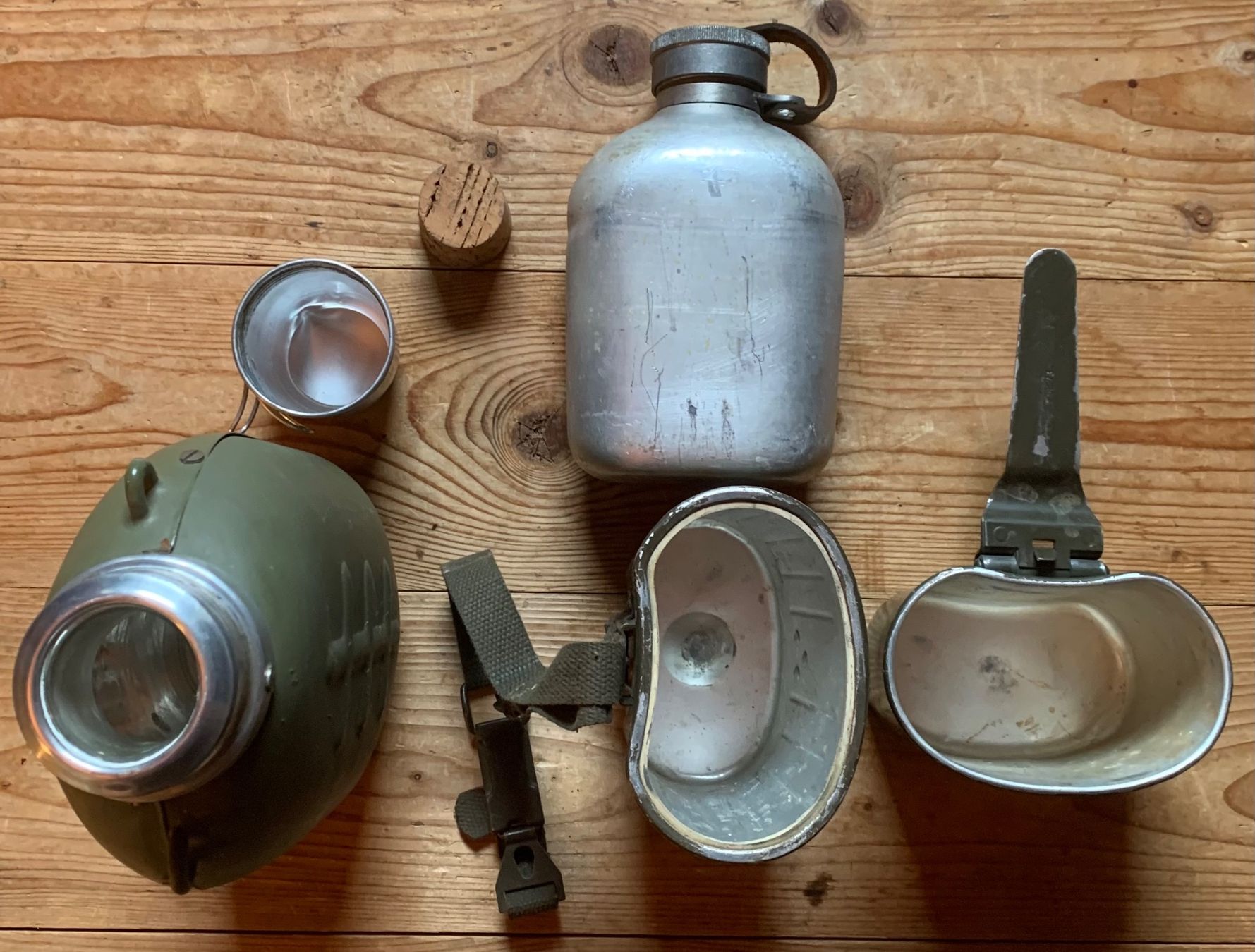 Attrezzatura & Pezzi di ricambio: 2 Feldflaschen der Bundeswehr – Usato da Goldingen venduto da Bergler012 4