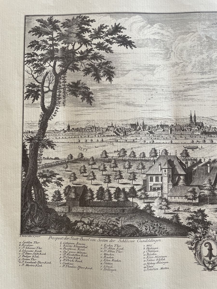 Foto & Immagini: Bild / evtl. Stahlstich von Basel – Usato da Rümlang venduto da euqinom16 1